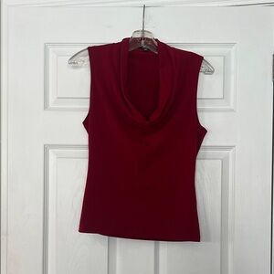 Jacob Sleeveless Red Blouse